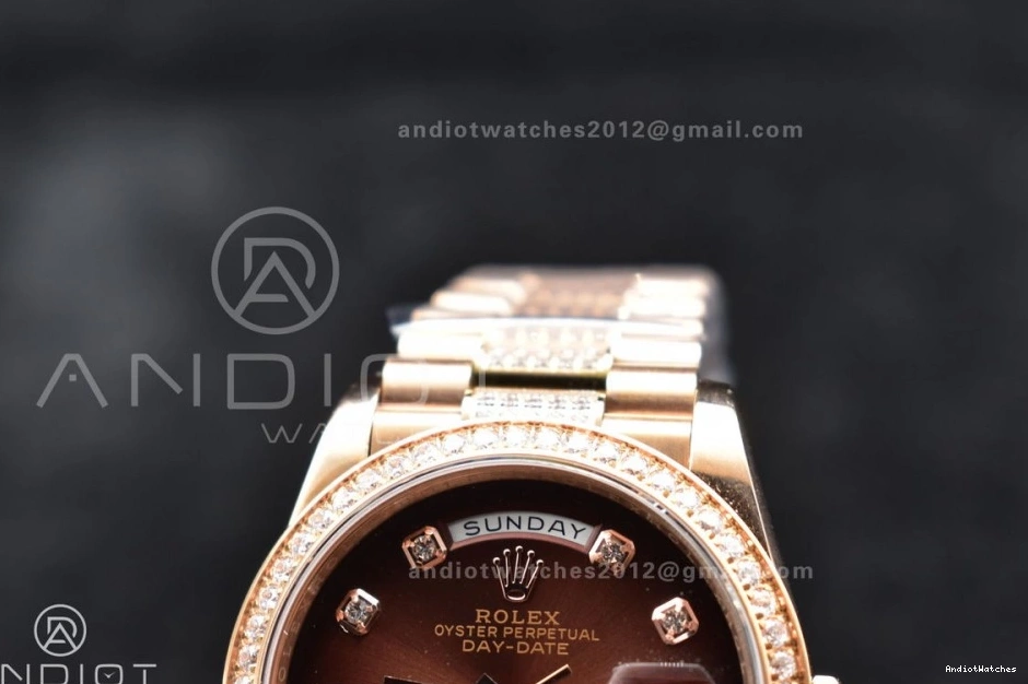 DayDate V RG Trendsetting A2836 Best Bracelet 36 666 Version President BPF On 1219